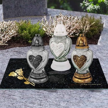 ПОДСВЕЧНИК СТЕКЛЯННЫЙ 60х30см 492d + надпись