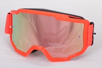 ОЧКИ LS2 CHARGER CROSS ENDURO MOTOCROSS ОРАНЖЕВЫЕ 2 линзы, зеркальный козырек
