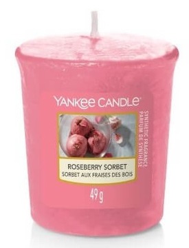 Yankee Candle Roseberry Sorbet Świeczka Sampler 49