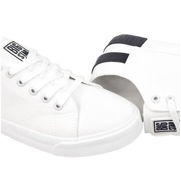 białe trampki damskie BIG STAR buty LL274039 stylowe tenisówki 37