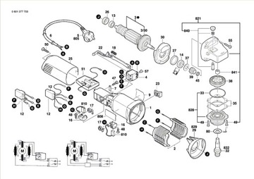 ЗВЕЗДОЧКА BOSCH GWS 850 C GWS 850 CE GWS6-115 GFF 22A