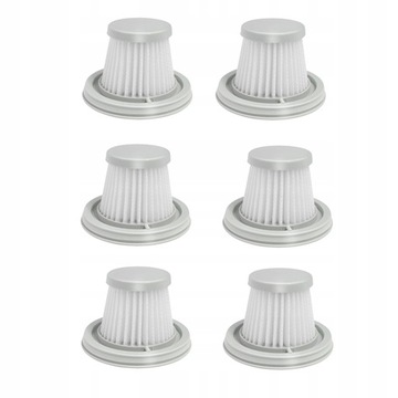 6 sztuk Filtr do Xiaomi Mijia Car Mini Odkurzacz