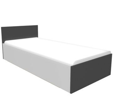 Кровать ANDREA 100х200см с ящиком из каштана и венге