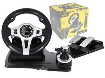 KIEROWNICA TRACER ROADSTER 4 in 1 PC/PS3/PS4 PREZENT DO GIER OBRÓT 270 °HIT