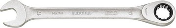 Klucz plaski z grzechotka pierscien.19mmGEDORE