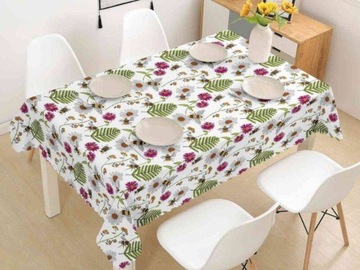 СКАТЕРТЬ-КЛЕЕНКА НА ТОЛСТОЙ ТКАНИ ДЛЯ ТЕРРАСЫ, САДА, ПЯТНОУСТОЙЧИВАЯ, 140 МЕТРОВ