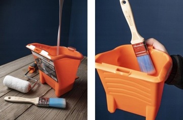 КРУЖКА ДЛЯ КРАСКИ С МАГНИТОМ МОТИВ контейнер для рисования 1л.