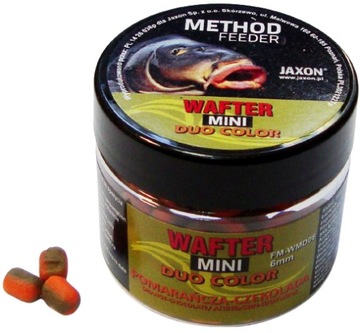 WAFTER DUO COLOR MINI METHOD 6MM POMARAŃCZA/CZEKOL