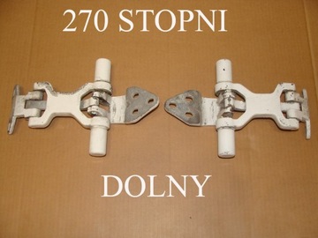Zawias zawiasy tylnych drzwi tył tylne 270 stopni Fiat Ducato 06-11 DOLNY