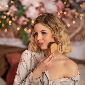 2x Szczoteczka Do Twarzy Masaż Na Sucho naturalny peeling NOBLE