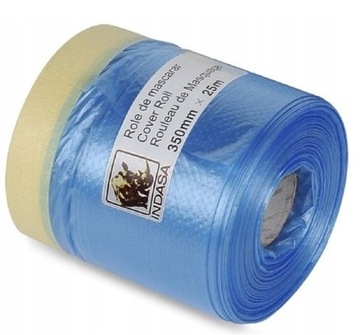 INDASA 449585 Folia Maskująca Samoprzylepn 350mm x 25m Niebieska Cover Roll