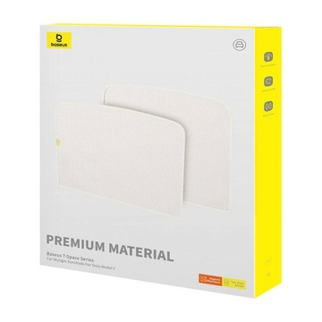 ДВУХСЛОЙНАЯ ЗАЩИТНАЯ ТЕНЬ НА КРЫШУ BASEUS COOLING ДЛЯ TESLA МОДЕЛИ Y