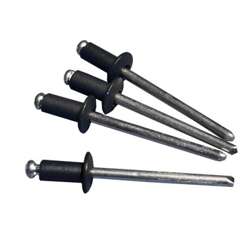 Nity zrywalne 4x8 Alu/stal antracyt RAL7016-100szt