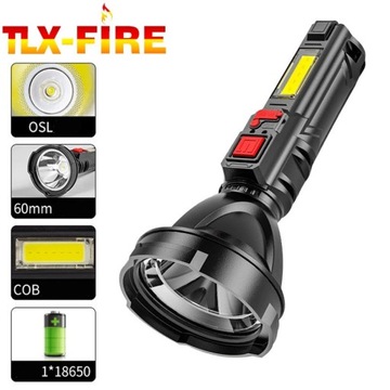 COB Strong Light Фонарик Аккумуляторное освещение