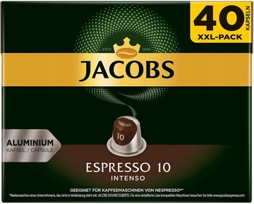 NESPRESSO JACOBS ESPRESSO INTENSO 40 XXL-ПАК