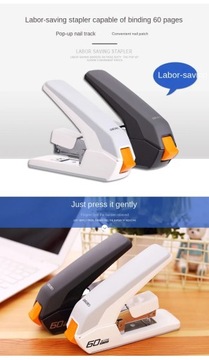 Deli Effortless Сверхмощный степлер Энергосберегающий степлер для бумаги Office Bindin