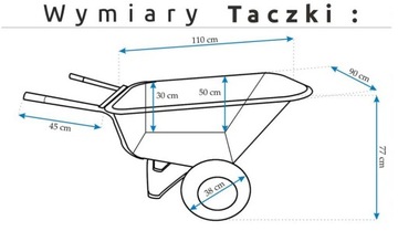 Тачка, тачка, тележка FEED двухколесная, корм 3
