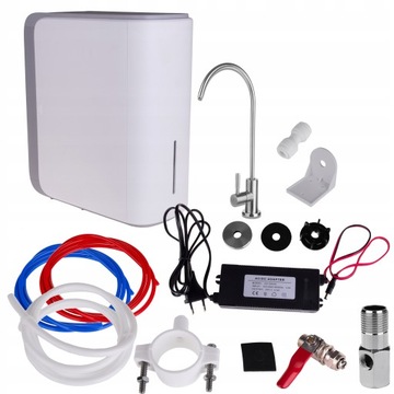 ФИЛЬТР ДЛЯ ВОДЫ IQ500 С ОБРАТНЫМ ОСМОСОМ 500 GPD, ФИЛЬТР С ОТДЕЛЬНЫМ КРАНОМ