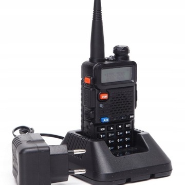 Krótkofalówka Baofeng UV-5R HTQ Z PODŚWIETLENIEM RADIOTELEFON WALKIE TALKIE
