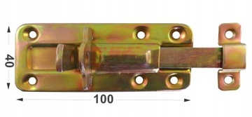 УНИВЕРСАЛЬНАЯ ЗАЩЕЛКА ДЛЯ ДВЕРНЫХ ВОРОТ 100 ММ ЦИНКОВЫЙ НАВЕСНОЙ ЗАМОК