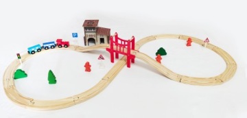 ДЕРЕВЯННЫЙ ПРИЦЕП ВИАДУКТ + аксессуары