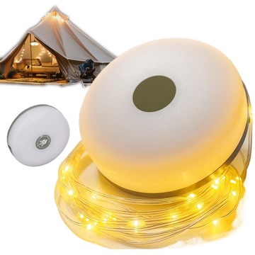 WRÓŻKOWE LAMPKI KEMPING USB GIRLANDA OGRODOWA ŚWIETLNA 10M LED PRZEWÓD IPX4