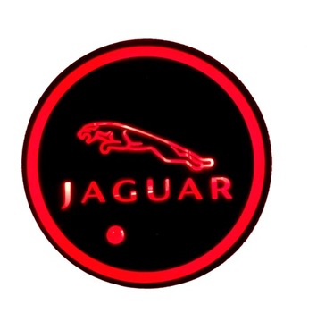 ПОДСТАВКА ДЛЯ КРУЖЕК НАПИТКОВ СВЕТОДИОДНАЯ ПОДСТАВКА С ЛОГОТИПОМ JAGUAR