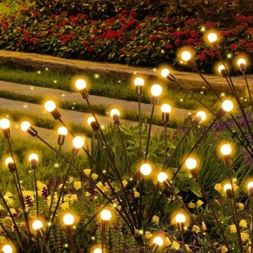 СОЛНЕЧНЫЕ ШАРИКИ 8 СВЕТОДИОДНЫХ ДЕКОРАТИВНЫХ ДЛЯ САДА УКРАШЕНИЕ СОЛНЕЧНОГО ПИКА ДЛЯ БАЛКОНА