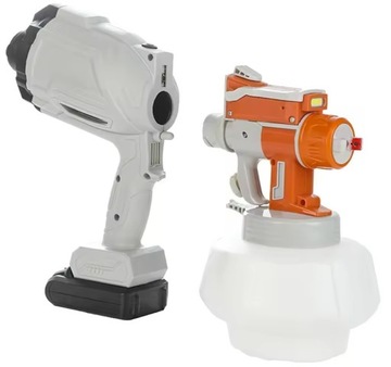 НАСТЕННАЯ ПОКРАСКА ПИСТОЛЕТ-РАСПЫЛИТЕЛЬ ГЕНЕРАТОР АККУМУЛЯТОР 3 ФОРСУНКИ