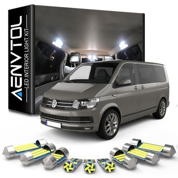 OŚWIETLENIE wnętrza LED VW MULTIVAN T6 6000K