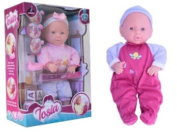 LALKA BOBAS INTERAKTYWNY 36cm MÓWI ŚMIEJE SIĘ