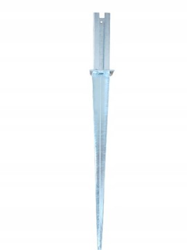 Podstawa słupa panelowego wbijana kotwa 60x40mm do ziemi