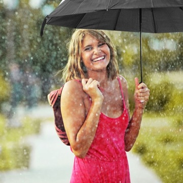 ХОРОШИЙ ЗОНТ АВТОМАТИЧЕСКИ СКЛАДЫВАЮЩИЙСЯ ЗОНТ + КРЫШКА XL