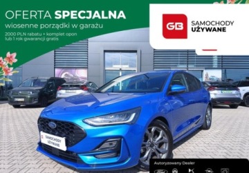 Ford Focus IV Hatchback Facelifting 1.0 EcoBoost 125KM 2024 Ford Focus 1.0 Ecoboost Hybrid 125KM ST-Line X Salon PL VAT 23 Gwarancja