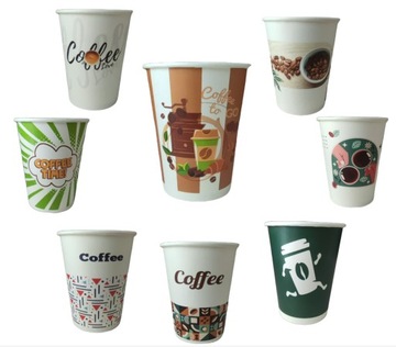 Kubki papierowe kawa herbata COFFEE 400ml 50szt (do dalszej odsprzedaży)
