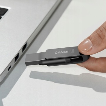 Флеш-накопитель Lexar JumpDrive Dual Drive D400, 64 ГБ, USB 3.1 Type-C