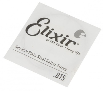 Pojedyncza struna gitarowa Elixir 13015 PL015