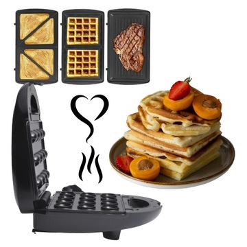 Многофункциональная форма для тостеров для орехов, пончиков, вафельницы, тостера-гриля, 5 в 1