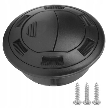 WYLOT POWIETRZA DYFUZOR FI 75mm czarny