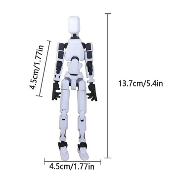 МАНЕКЕН МНОГОСУСТАВНОЙ ПОДВИЖНЫЙ РОБОТ ПЕЧАТНЫЙ МАНЕКЕН 3D TOYSLUCKY 13 TOY