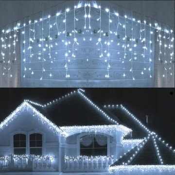 ВНЕШНИЕ ICICILS 500 LED 21 м ИСКРА ВСПЫШКА ТОЛЩИНА