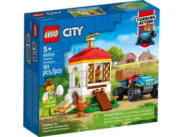 LEGO CITY 60344 KURNIK Z KURCZAKAMI KLOCKI