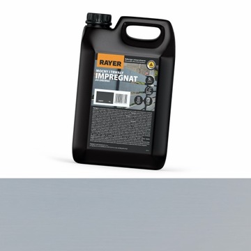 Impregnat do drewna RAYER 5l grafit MOCNY i TRWAŁY z WOSKAMI
