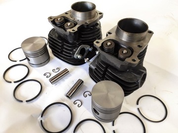 Цилиндры поршней M-72 K-750 MW-750 DNIEPR MT12 KOMP