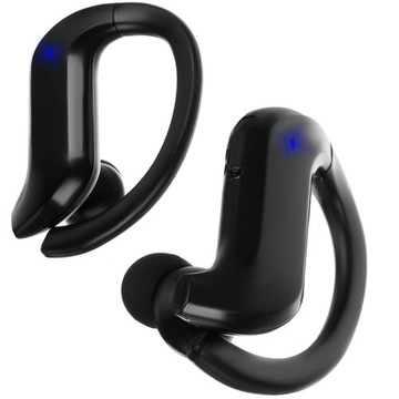 Черные беспроводные Bluetooth-наушники-вкладыши Черный внешний аккумулятор + чехол