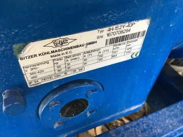 SPRĘŻARKA AGREGAT BITZER 4H-15.2Y-40P wyd 73,7m3/h