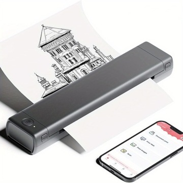 Phomemo Portable Printer Wireless For Travel, M08F-Letter Wireless Mobile