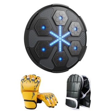 Music Boxing Machine Światło RGB z rękawicami bokserskimi do siłowni Karate
