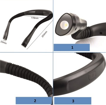 Нашейная лампа для чтения