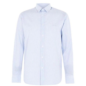 Koszula w niebiesko białe paski Pierre Cardin XXL